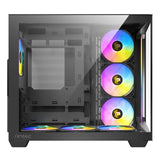 Antec C5 ARGB Mid Tower Tempered Glass PC Gaming Case Black