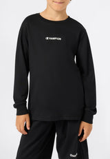 Champion Boys' Fleece Joggers Black Elastic Cuffs Side Pockets