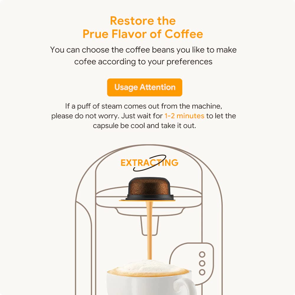 Reusable Coffee Capsules 220ml Compatible with Bosch Tassimo Machines
