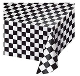 Creative Converting Racing Stripes All Over Print Plastic Tablecover