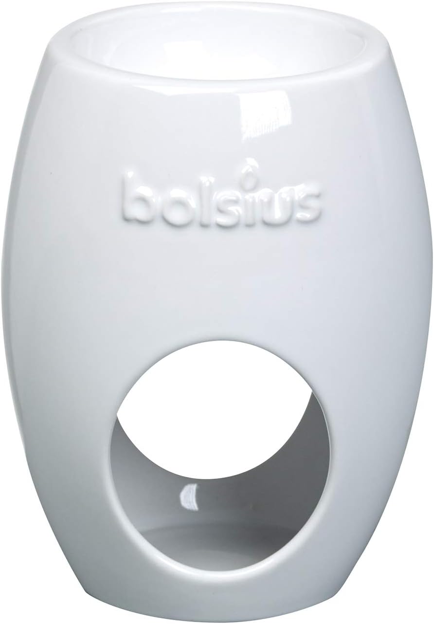 Bolsius Oil Burner Ceramic Wax Melt Warmer Tea Light - 2 Pack