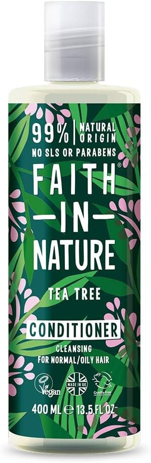 Faith In Nature Natural Tea Tree Conditioner For Normal to Oily Hair 400ml
