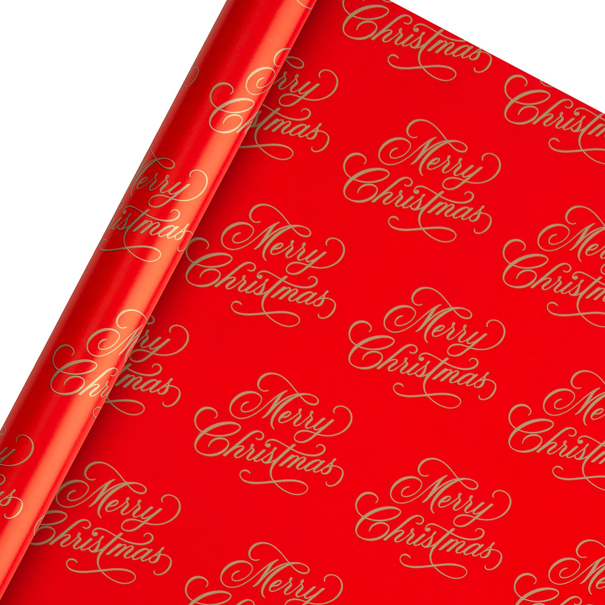 Hallmark Christmas Wrapping Paper Multi-Roll Pack, 9M, 3 Rolls, Bright Red
