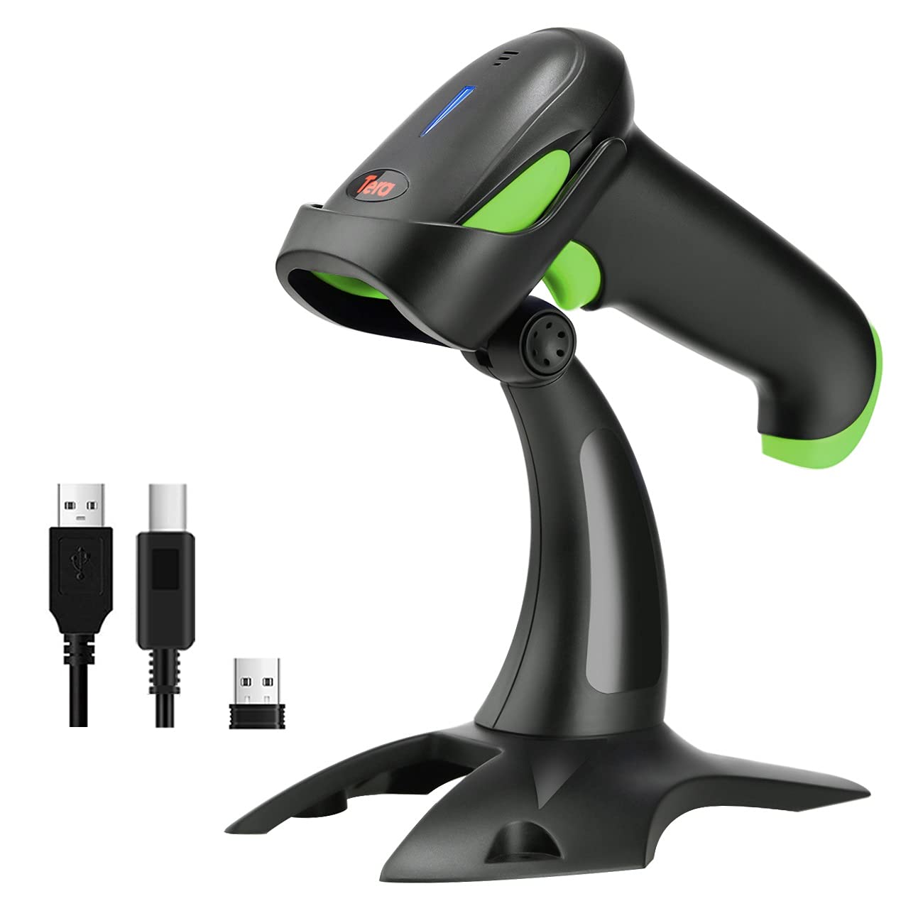 Tera Pro 1D 2D Wireless Barcode Scanner with Stand