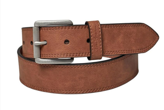 Ben Sherman Men's Tan Leather Williams Belt - Large