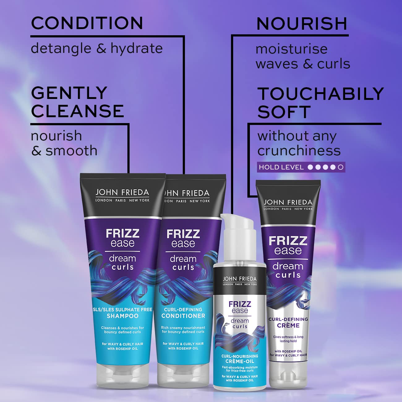 John Frieda Frizz Ease Dream Curls Crème Oil 100ml | Curl Defining Cream