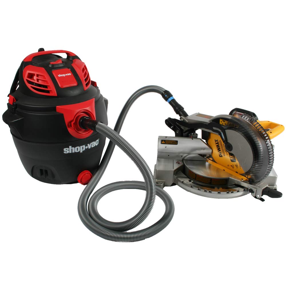 Cen-Tec Systems 94203 Quick Click 30 Ft Vacuum Hose with Power Tool Adapter