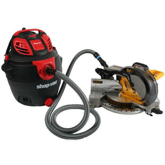 Cen-Tec Systems 94203 Quick Click 30 Ft Vacuum Hose with Power Tool Adapter