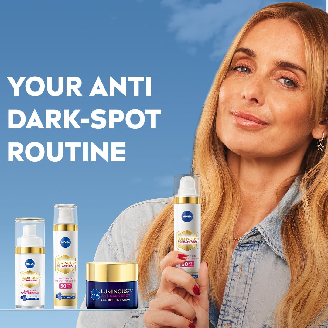 NIVEA Luminous 630 Anti Dark-Spot Advanced Face Serum 30ml with Hyaluronic Acid