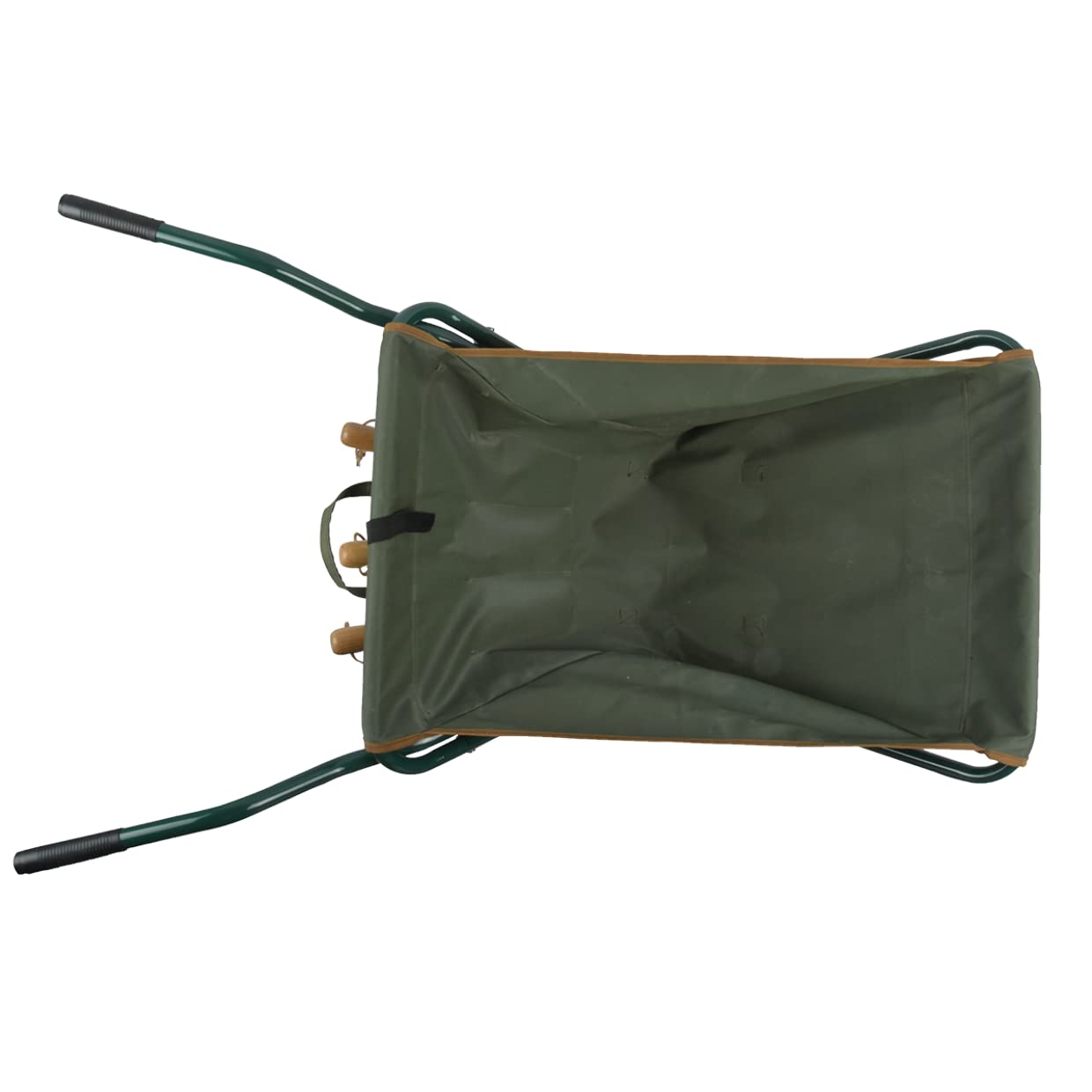 Esschert Design Folding Wheelbarrow Green Garden Trolley Cart