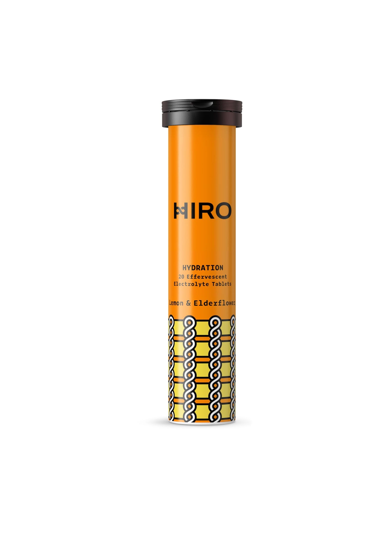 HIRO Electrolytes Tablets, Rapid Hydration & Energy Boost, Lemon & Elderflower - Single Pack
