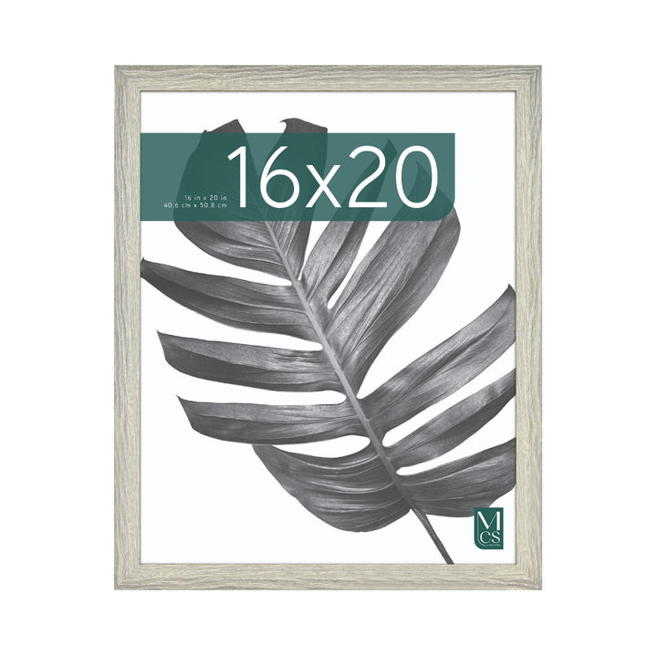 MCS Studio Gallery Frame Gray Woodgrain 16 x 20 Inch Premium Rectangular Photo-Frame