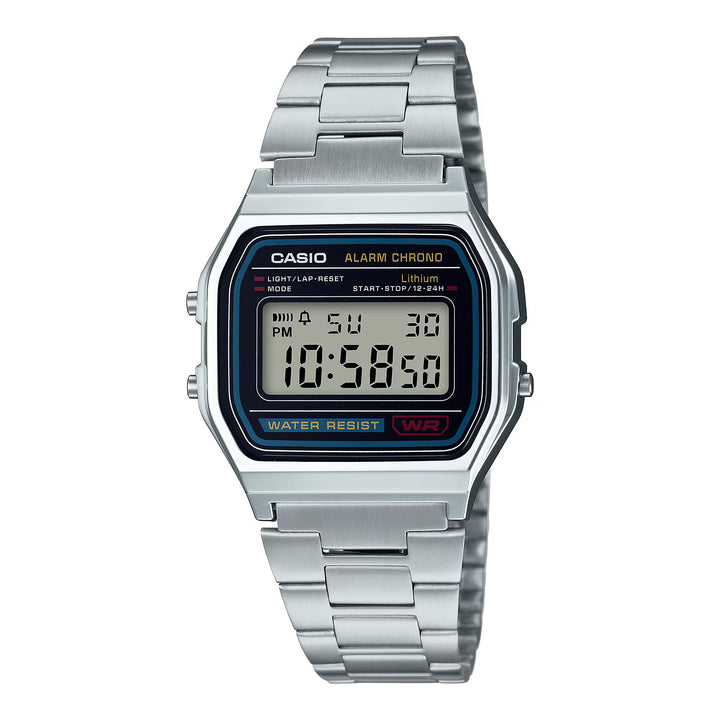 Casio Men's Digital Watch Stainless Steel Bracelet A158WEA-1EF