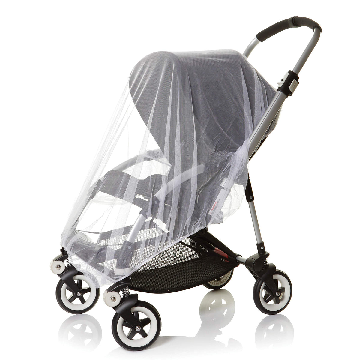 Children's Stroller and Play Yard Insect Bug Netting Mesh - White