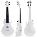 RockJam Carbon Fibre Ukulele 23-Inch Concert with Hard Case, Capo & Strap