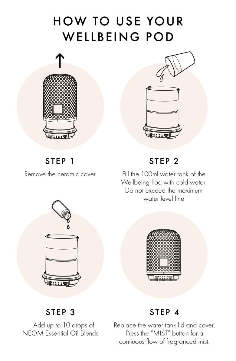 NEOM Wellbeing Pod Ultrasonic Essential Oil Diffuser