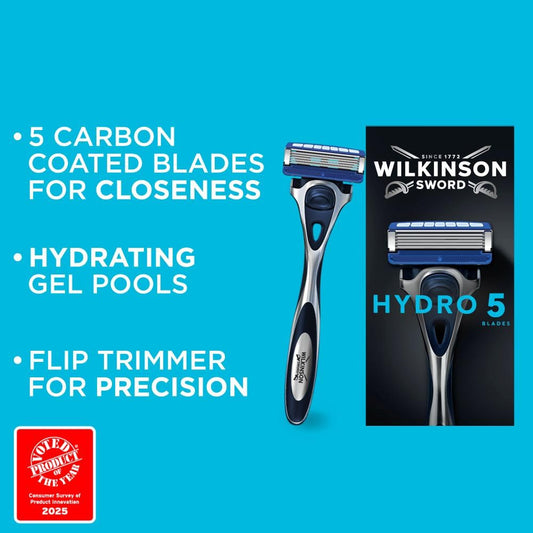 Wilkinson Sword Hydro 5 Razor Blades - 4 Pack Refills
