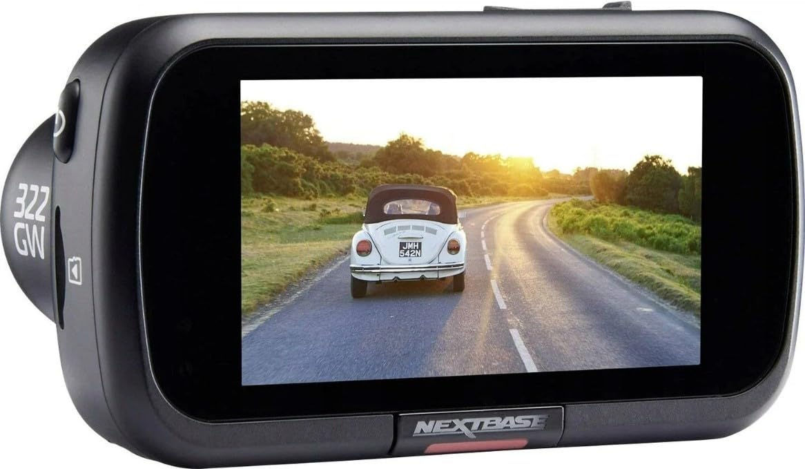 Nextbase 322GW Dash Cam - 1080p HD, WiFi, GPS & Night Vision