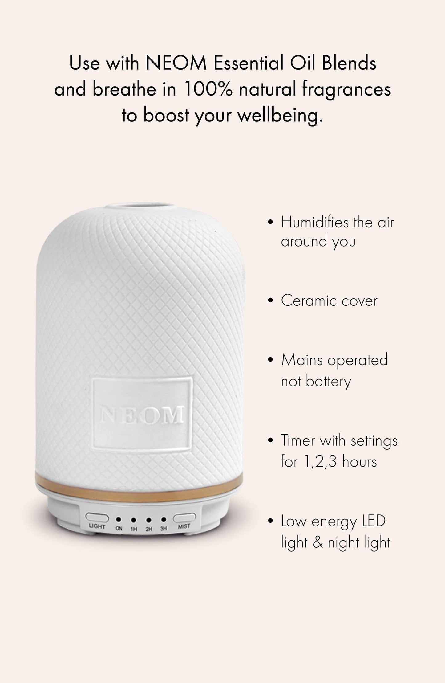 NEOM Wellbeing Pod Ultrasonic Essential Oil Diffuser