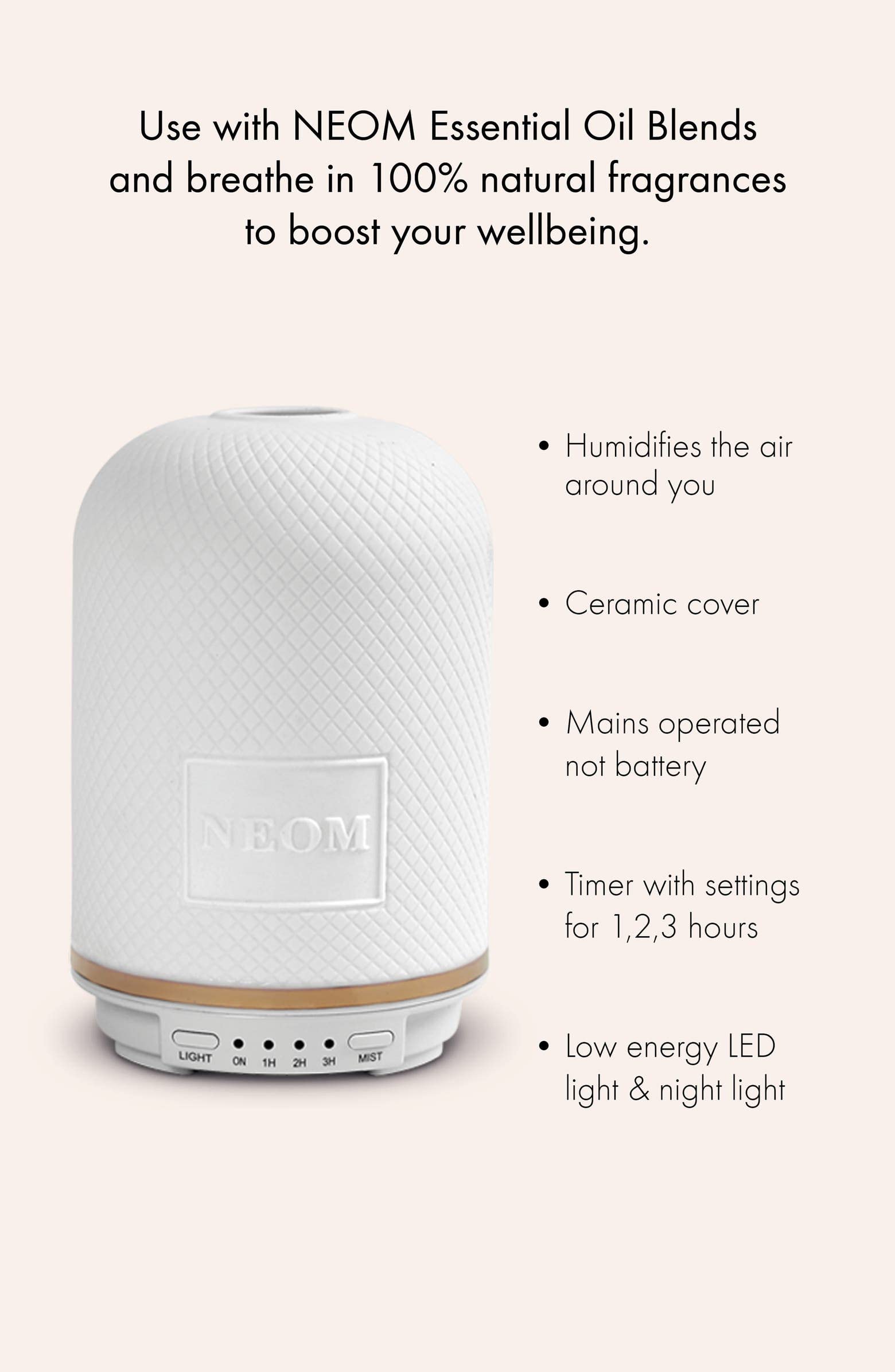 NEOM Wellbeing Pod Ultrasonic Essential Oil Diffuser