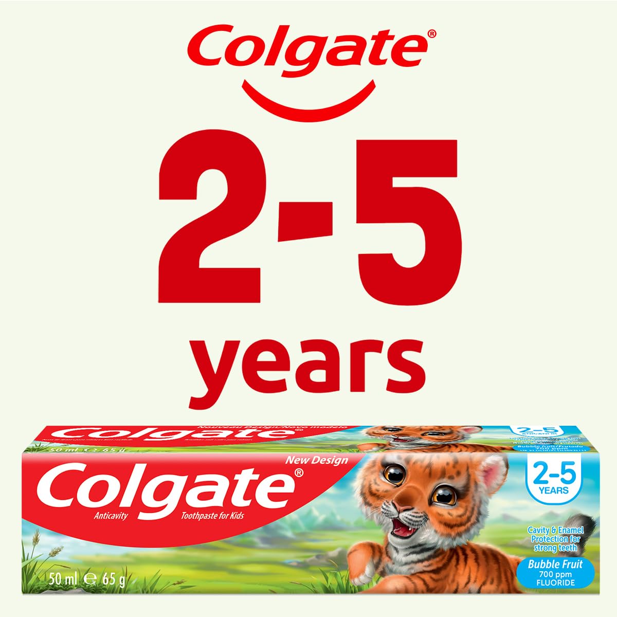 Colgate Bubble Fruit Kids Toothpaste 50ml - 2 to 5 Years