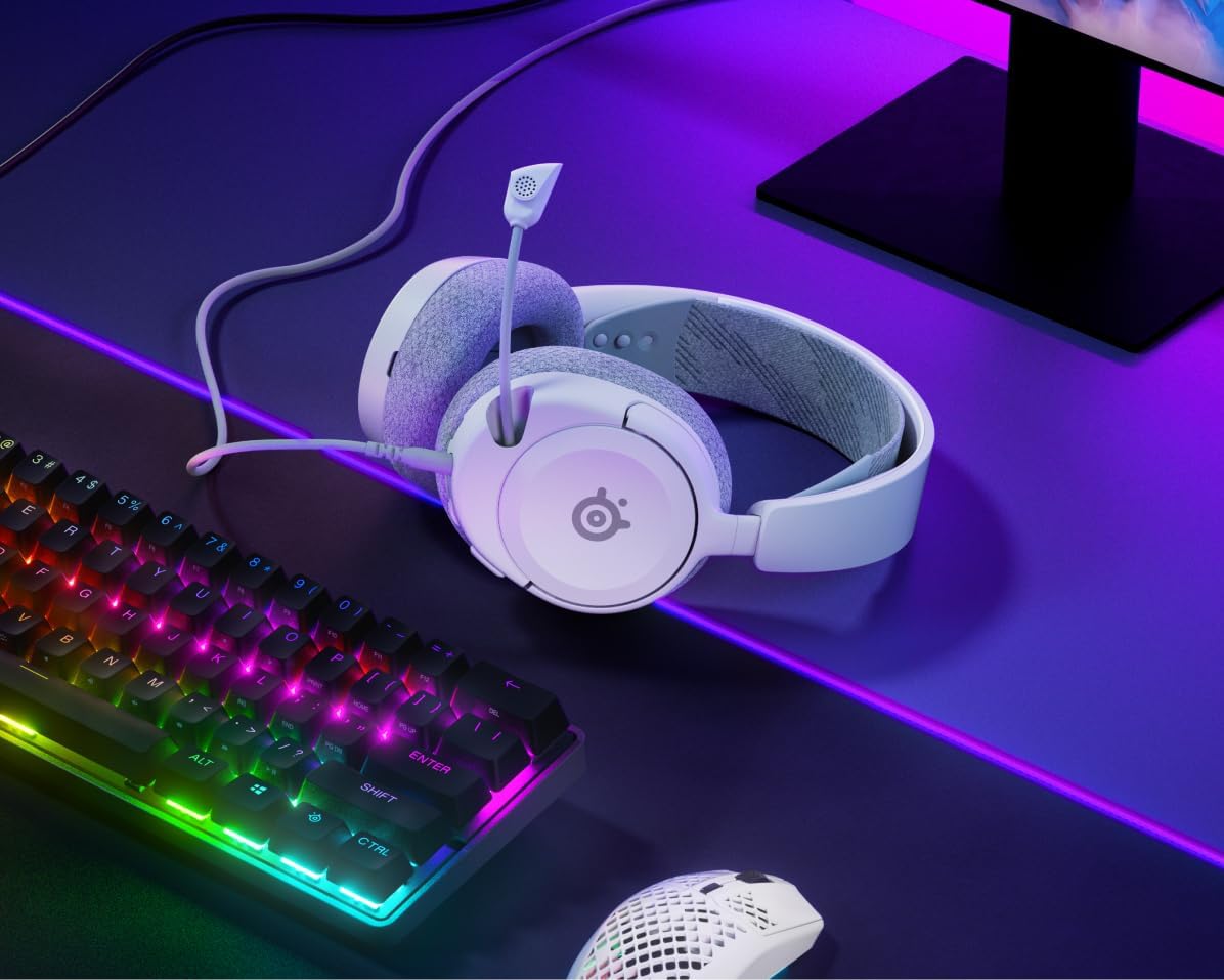 SteelSeries Arctis Nova 1 Gaming Headset - White