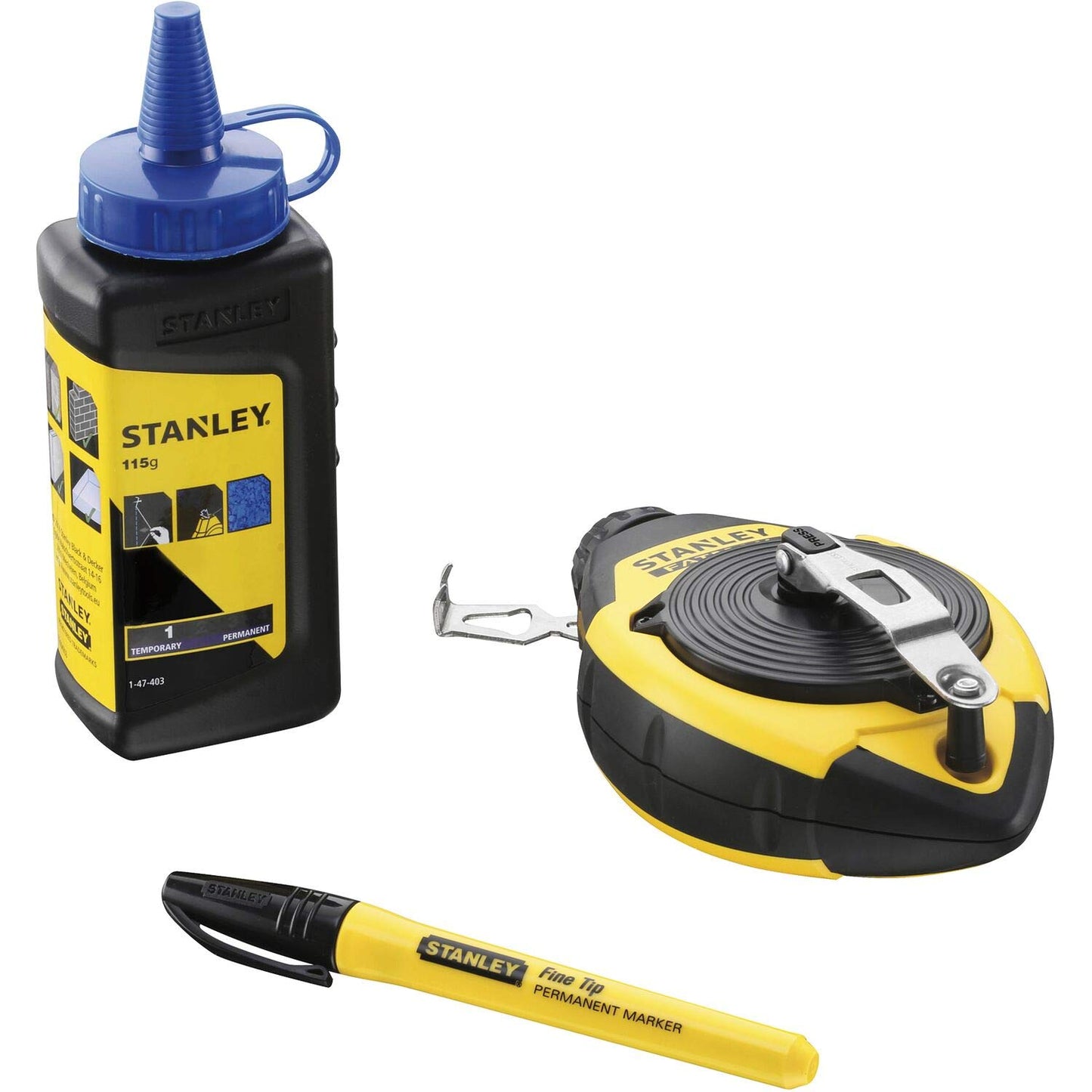 Stanley Fatmax Chalk Line Set - Durable, Fast Winding
