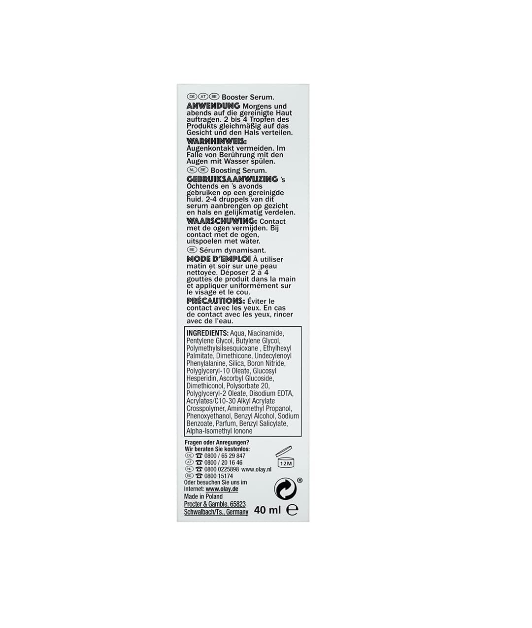 Olay Regenerist Glow Serum - Radiant Skin, 40ml