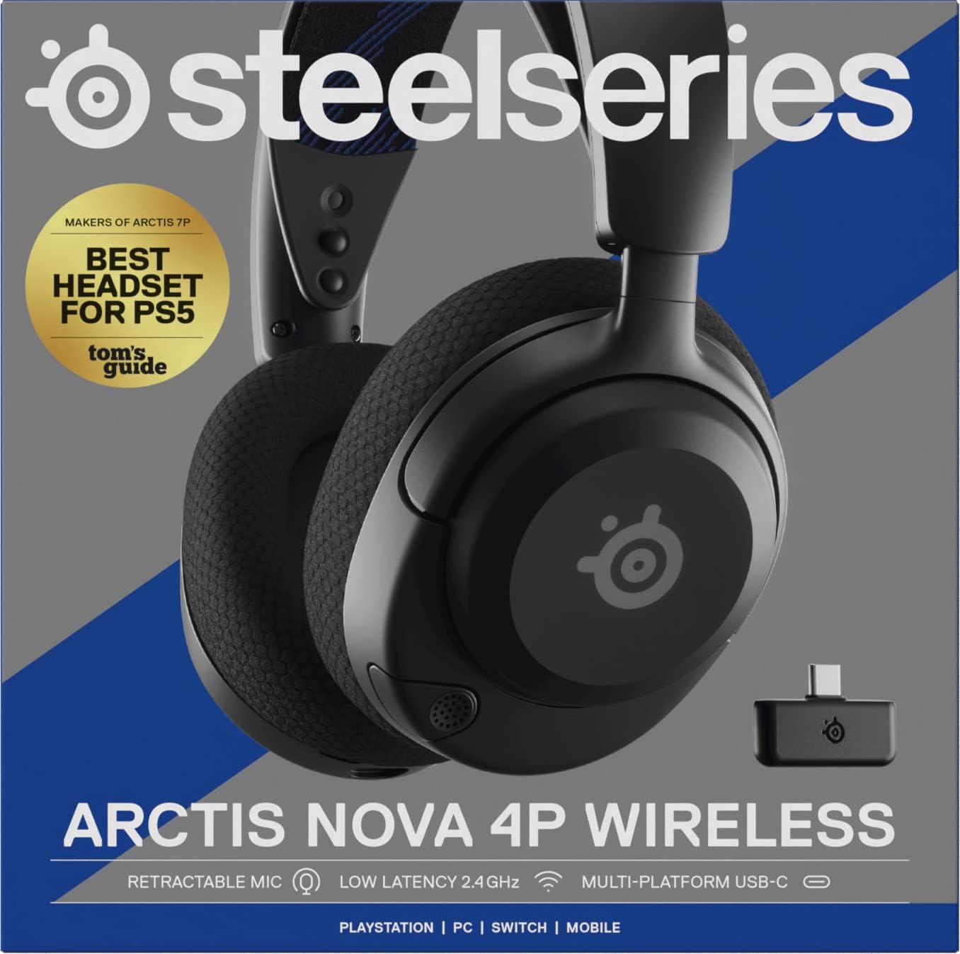 SteelSeries Arctis Nova 4P Wireless Gaming Headset