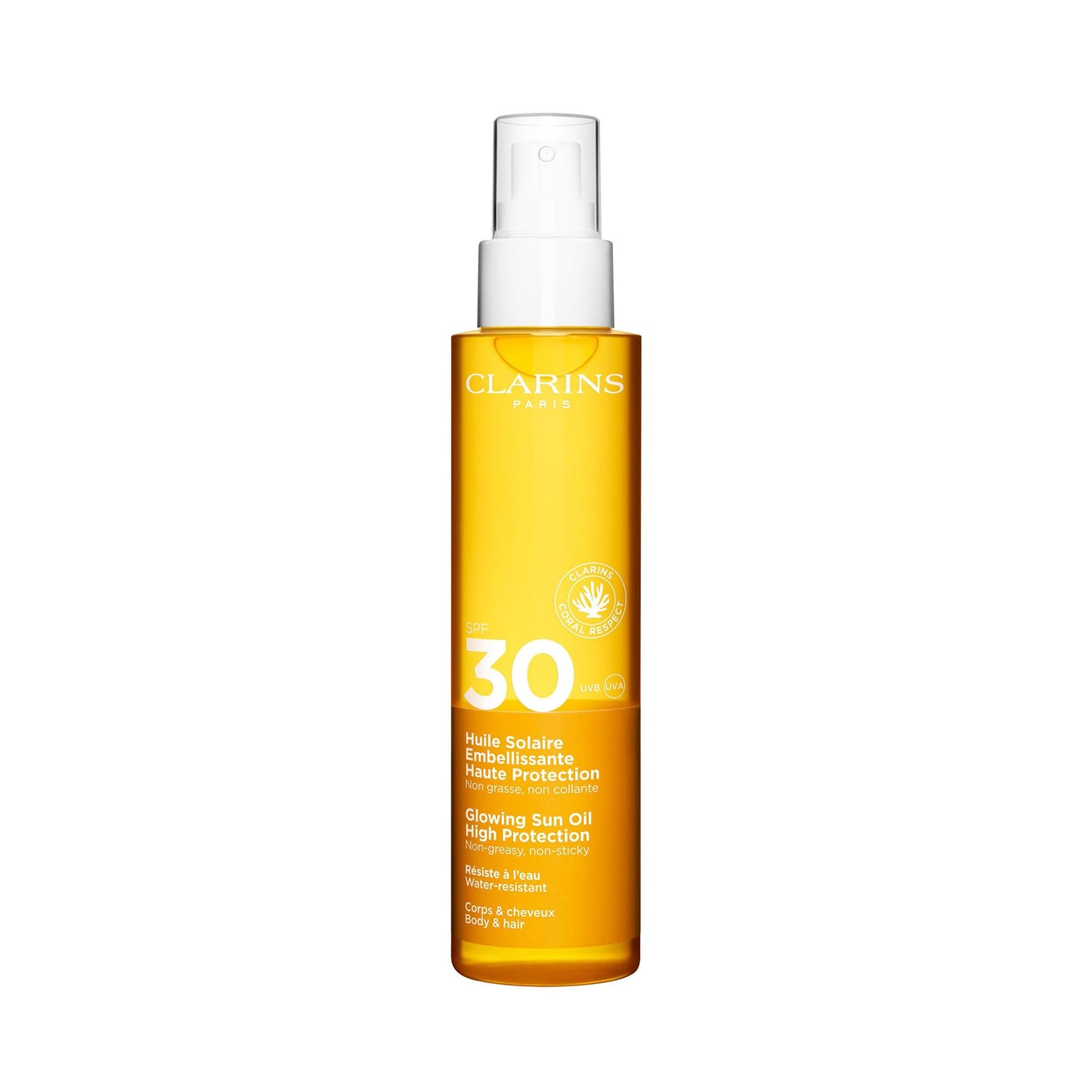 Clarins Glowing Sun Oil SPF30 - Broad Spectrum UV Protection