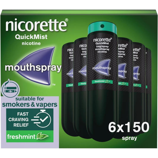 Nicorette QuickMist Freshmint Mouthspray - Fast Smoking Relief