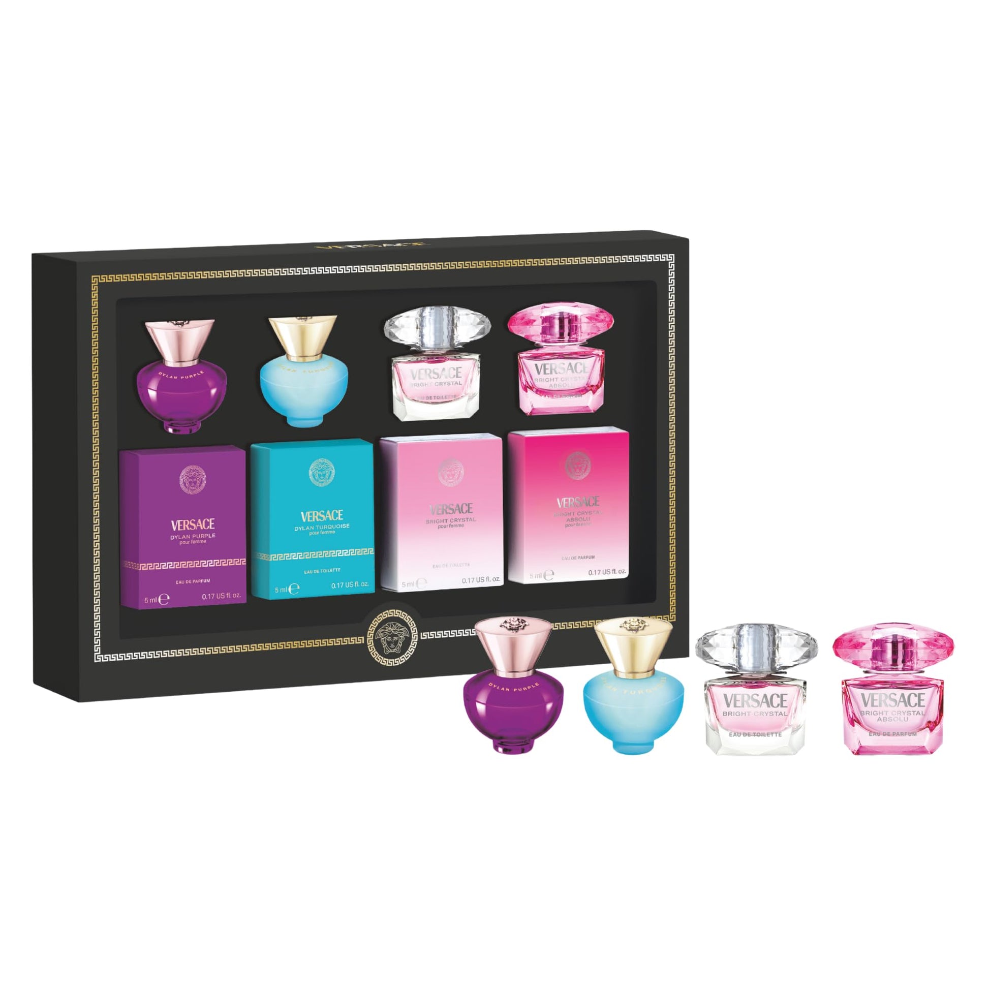 Versace Women's Miniature Fragrance Set 4 x 5ml
