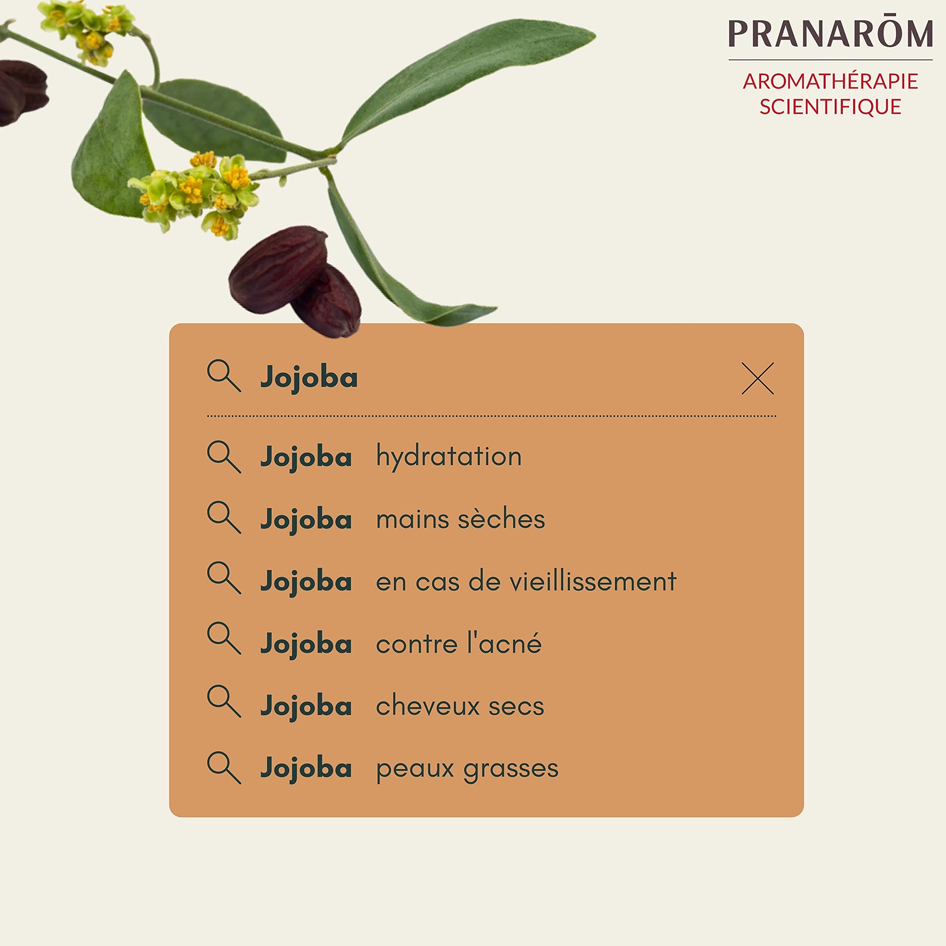 Pranarôm Organic Jojoba Oil 50ml for Hair & Skin Care