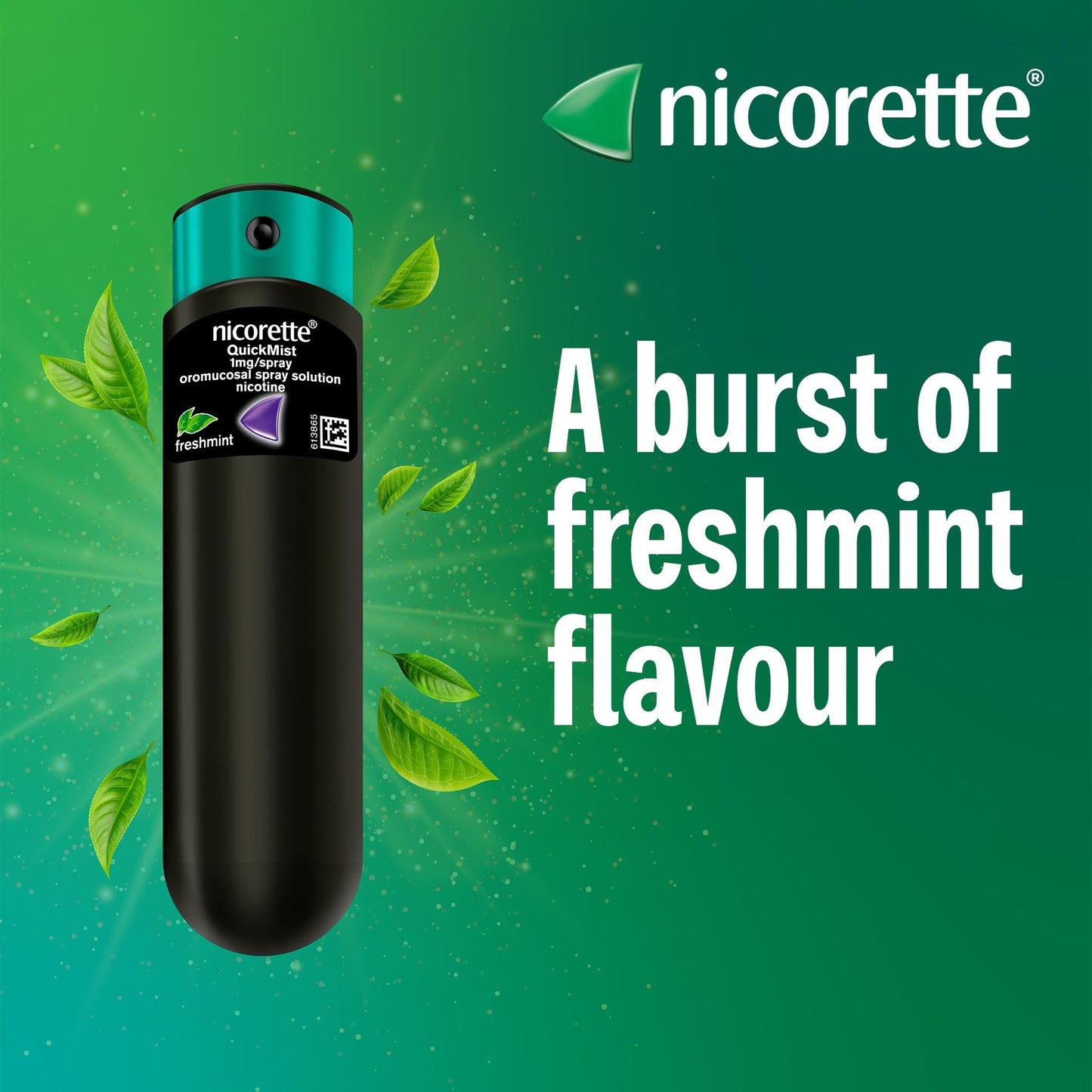 Nicorette QuickMist Freshmint Mouthspray - Fast Smoking Relief