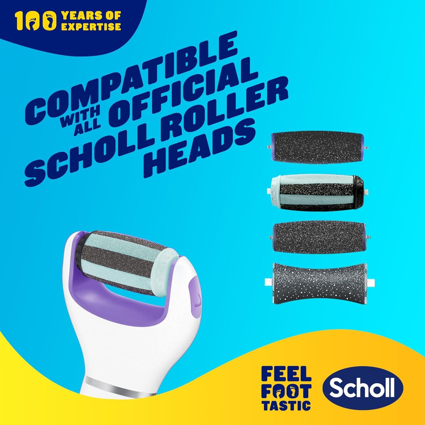 Scholl ExpertCare 2-in-1 File & Smooth Electric Foot File