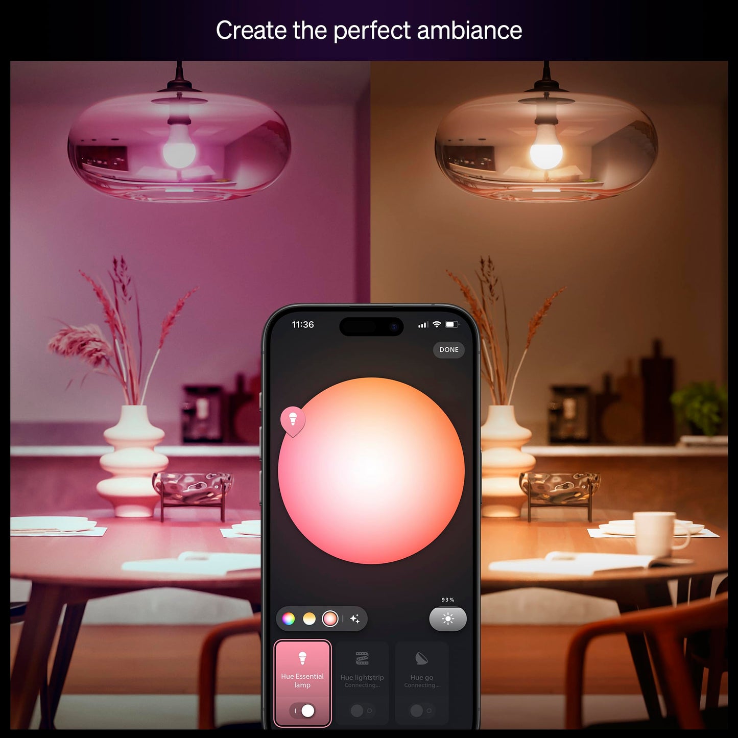 Philips Hue Essential Smart LED Bulb White & Color