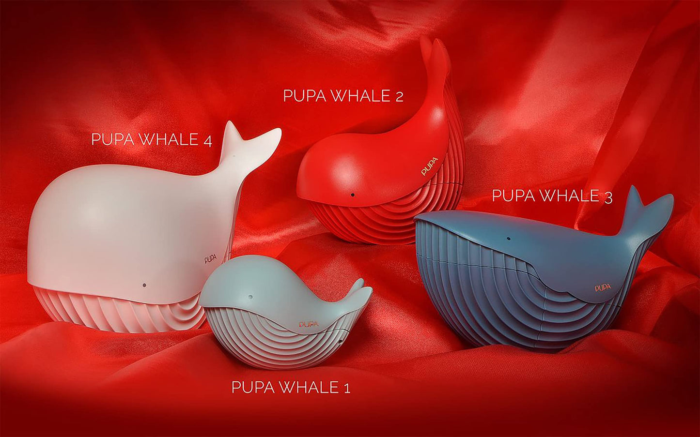 Pupa Milano Whale 1 Red Lip Makeup Set for Women