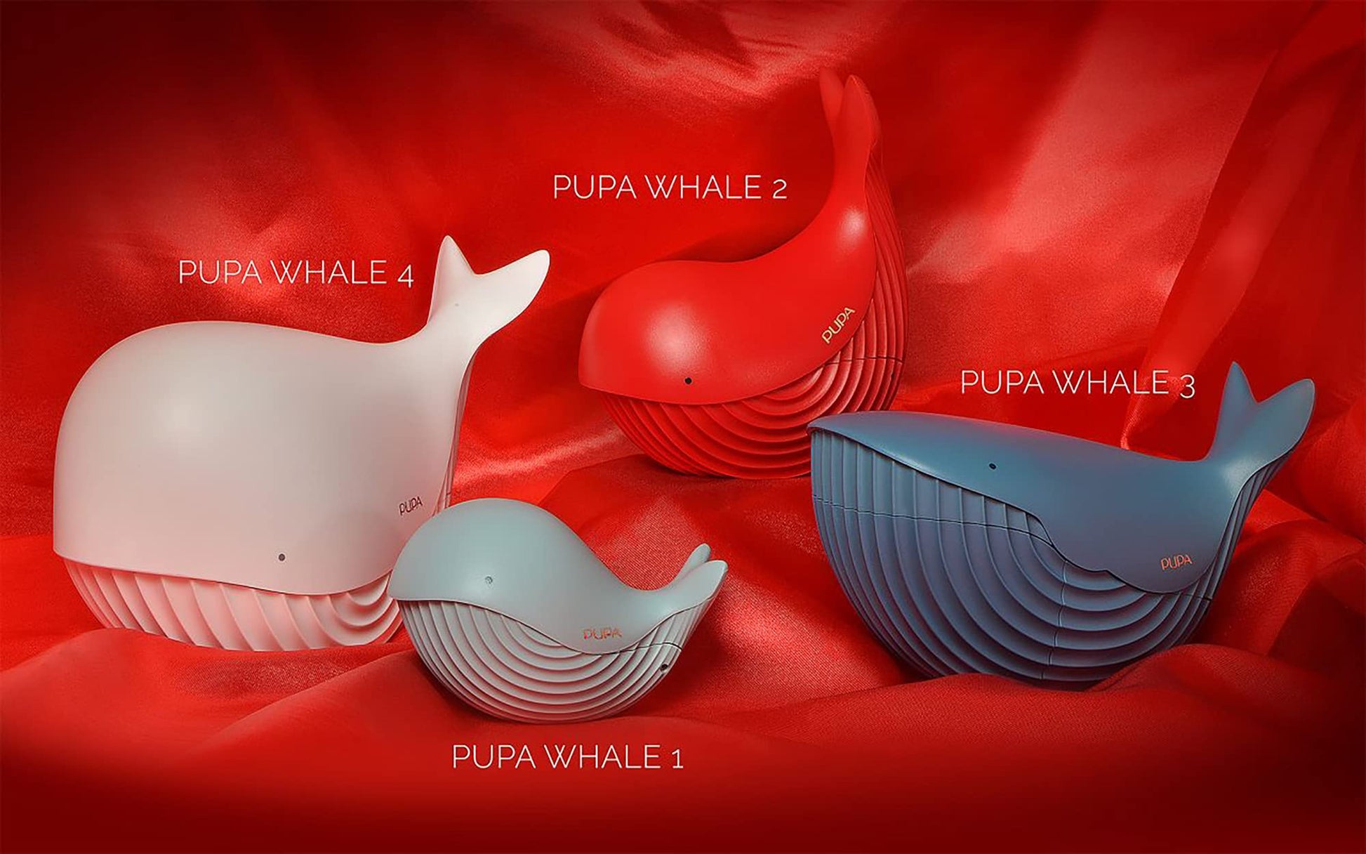 Pupa Milano Whale 1 Red Lip Makeup Set for Women