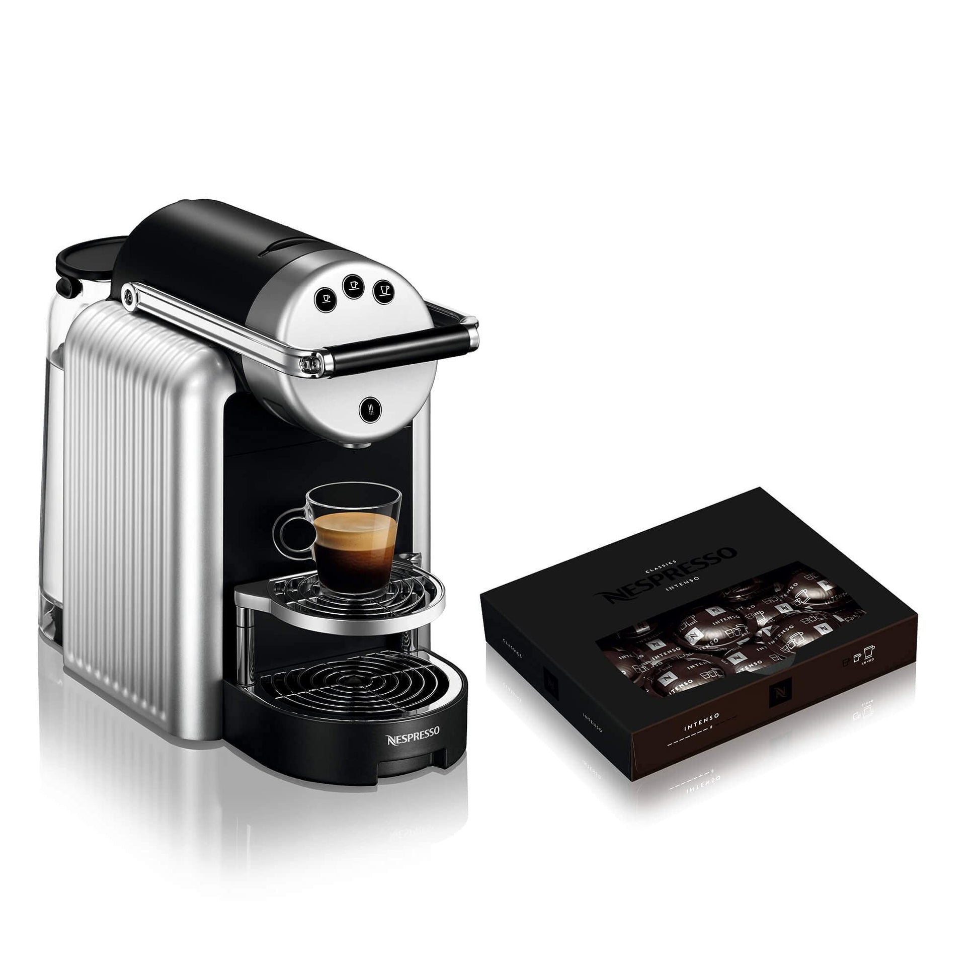 Nespresso Zenius Pro Coffee Machine with 50 Capsules