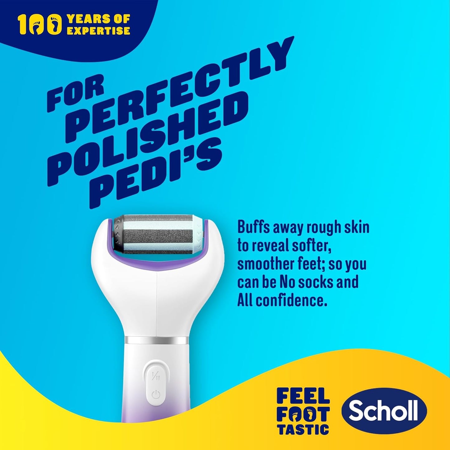 Scholl ExpertCare 2-in-1 File & Smooth Electric Foot File