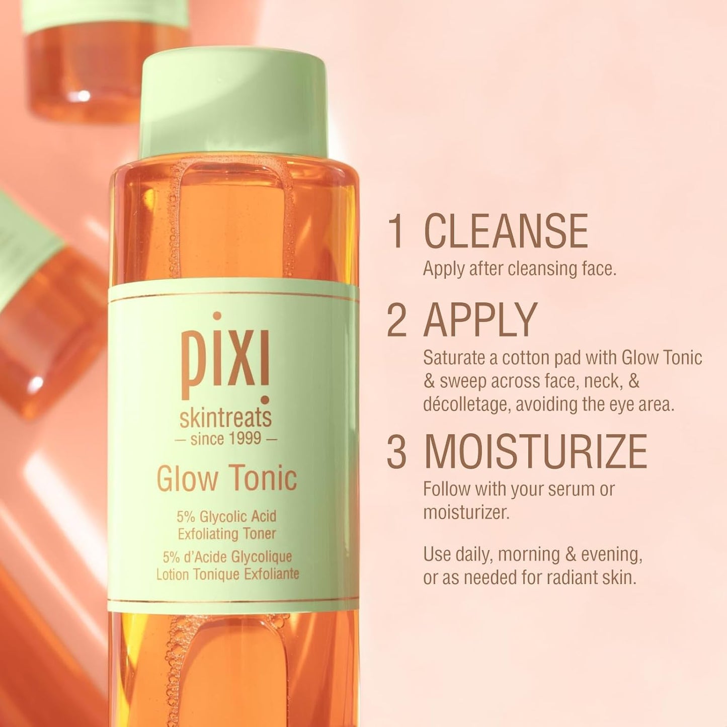 Pixi Glow Tonic - Gentle Exfoliator for Radiant Skin