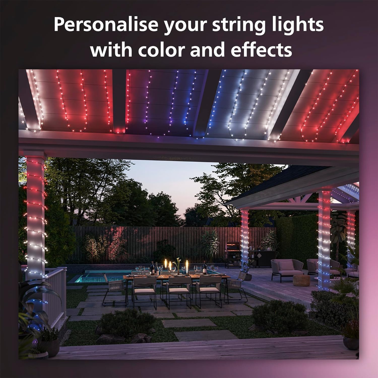 Philips Hue Festavia 40m LED Smart String Lights