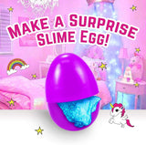 GirlZone Unicorn Egg Sparkly Slime Kit for Kids