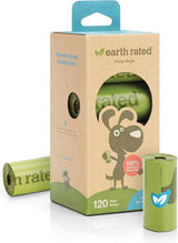 Earth Rated Dog Poo Bags Eco, Leakproof & Extra Thick 120 Refill Rolls
