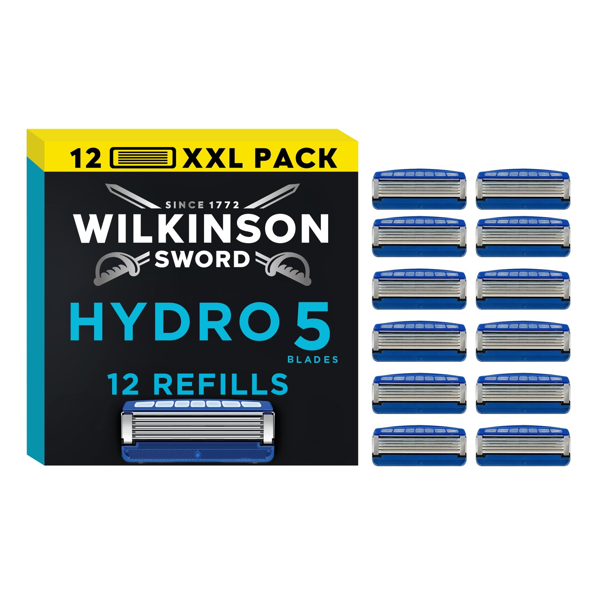 Wilkinson Sword Hydro 5 Men's Razor Blades - 12 Pack