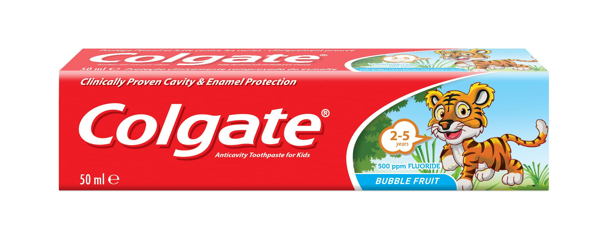 Colgate Bubble Fruit Kids Toothpaste 50ml - 2 to 5 Years