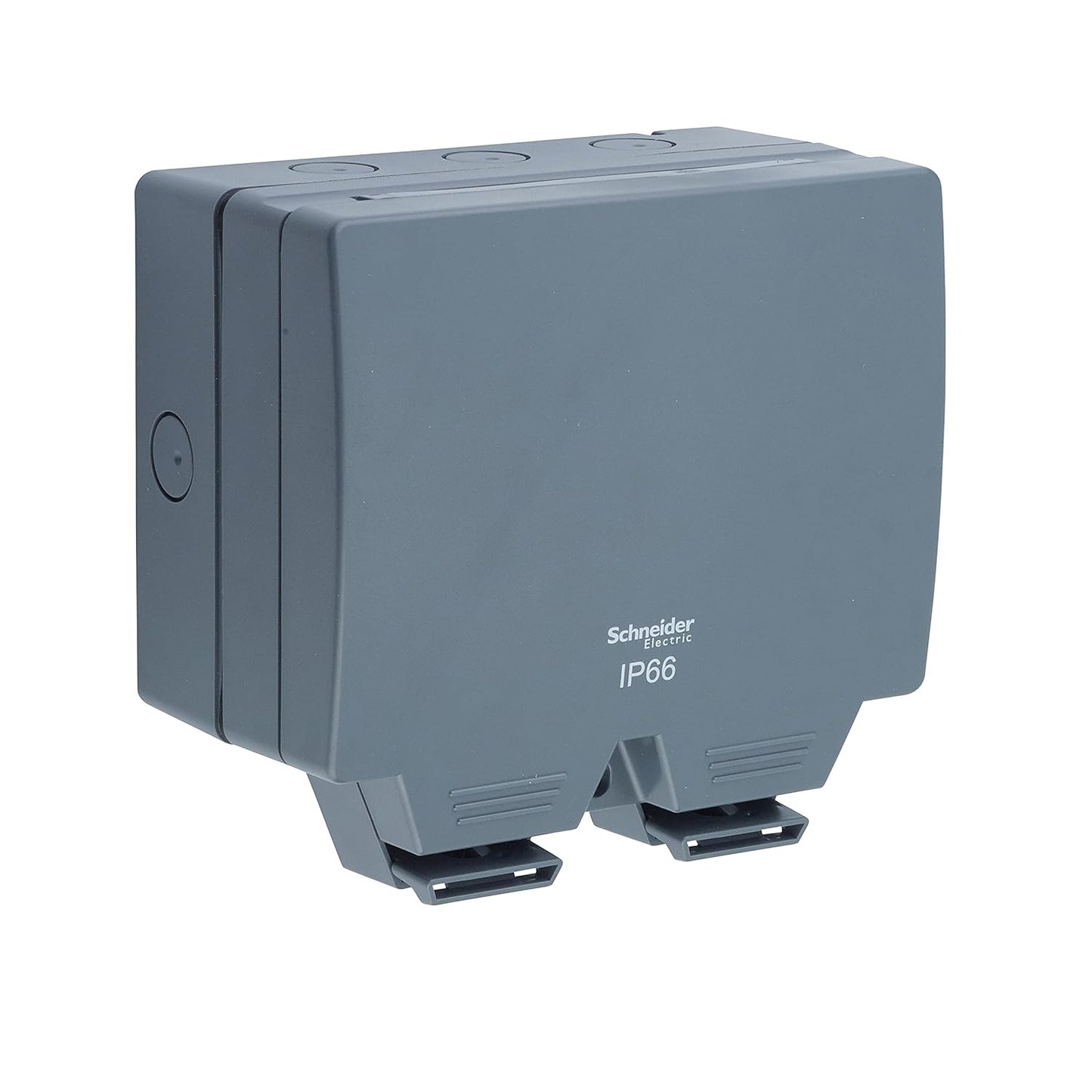 Schneider Electric Lisse Weatherproof IP66 2 Gang Switch 13A socket - LWP3020
