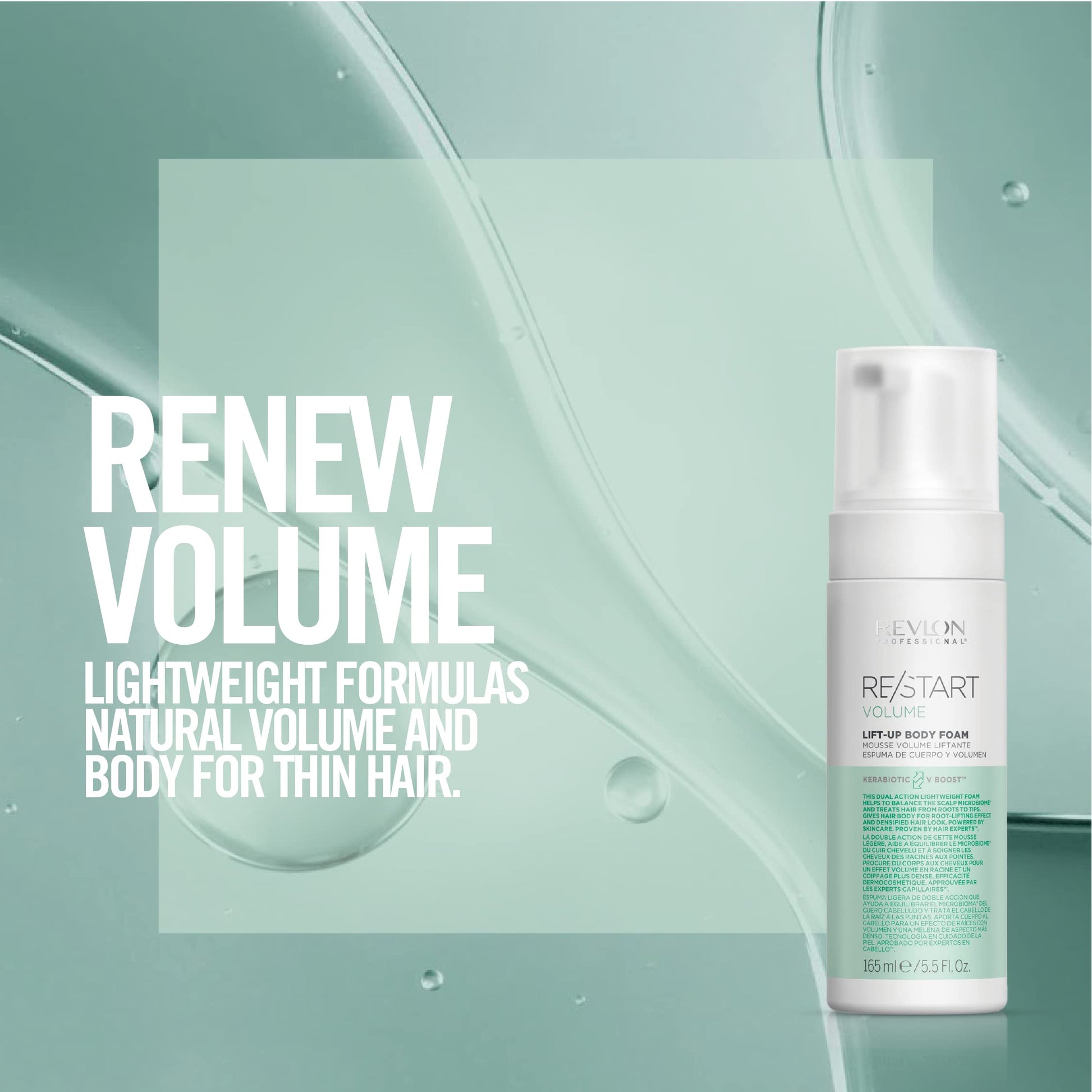 REVLON PROFESSIONAL Re/Start Volume Lift-Up Body Foam 165ml