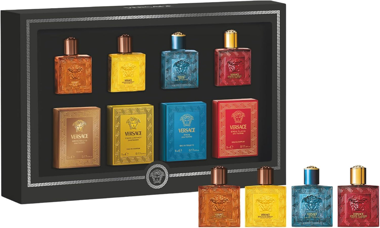 Versace Men's Miniature Fragrance Set 4x5ml