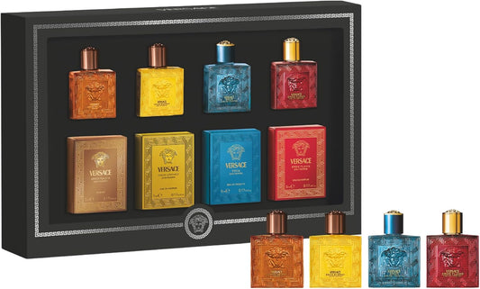 Versace Men's Miniature Fragrance Set 4x5ml
